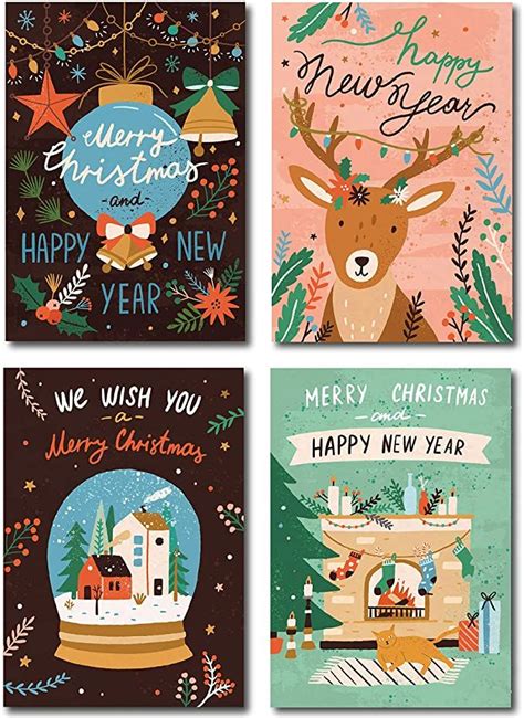 Modern Postcard Christmas Cards