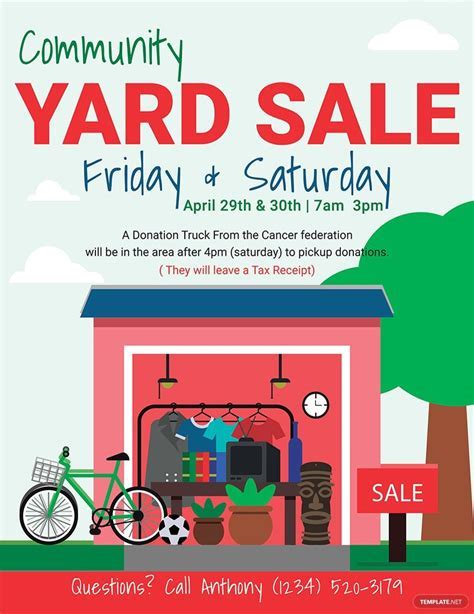 Modern Yard Sale Template