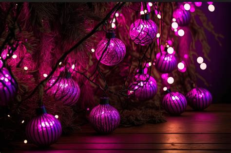 Monochromatic Christmas Light Display