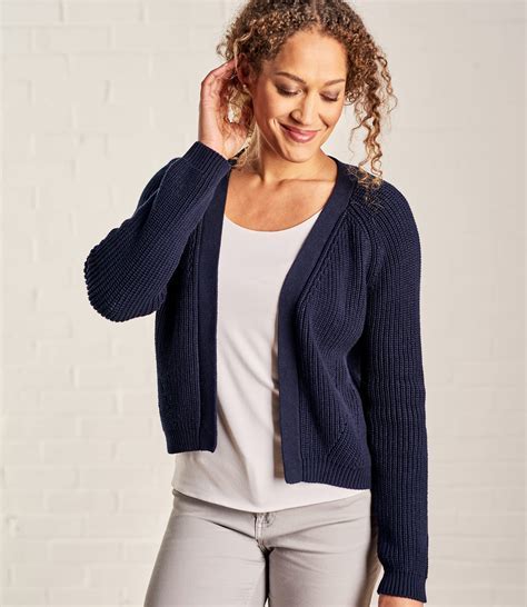 Monochromatic Navy Cardigan Sweater