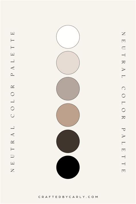 Monochromatic Neutrals Color Combinations