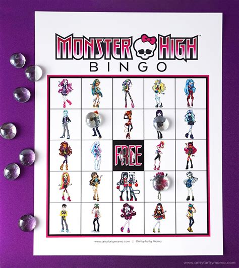 Monster High Bingo