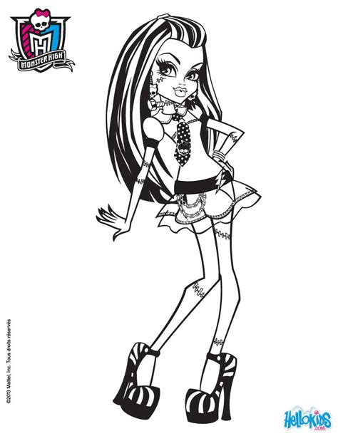 Frankie Stein coloring page