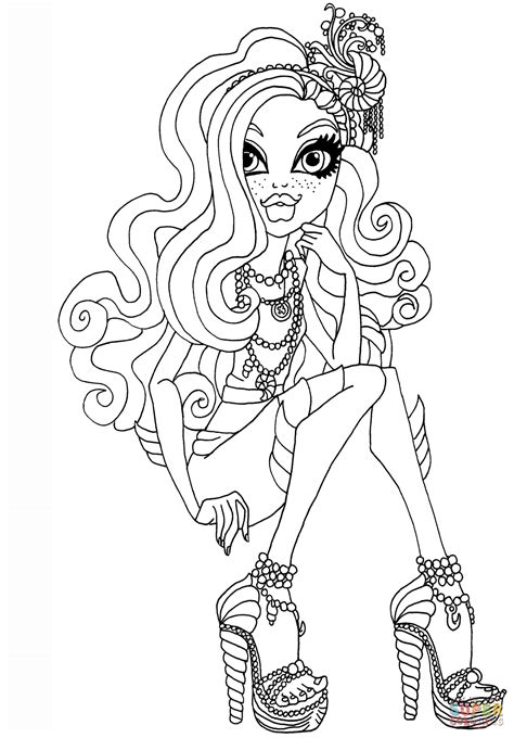 Lagoona Blue coloring page