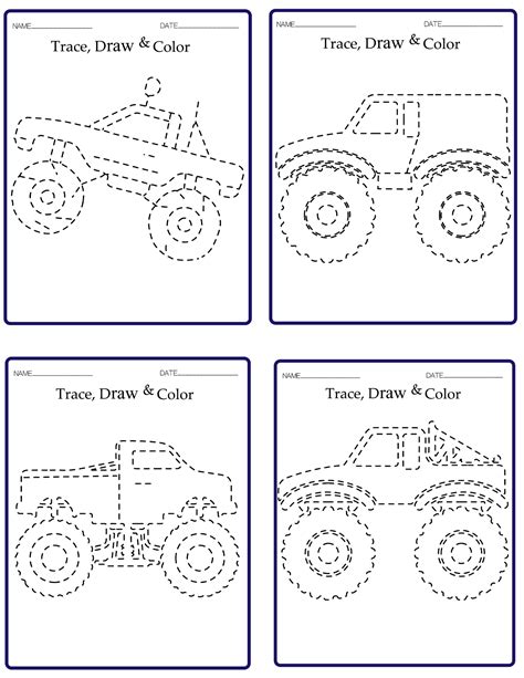 Monster Truck Activities for Kids