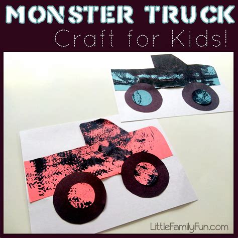 Monster Truck Crafts for Kids