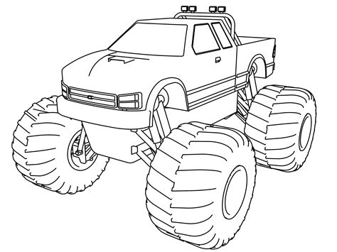 Monster Truck Printables for Kids