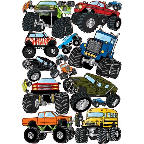 Monster Truck Stickers