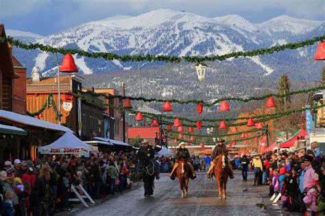 A holiday event in Montana at Christmas