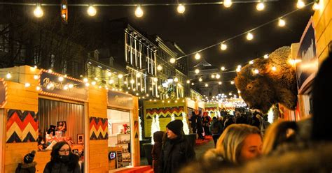 Montreal Christmas Fair Atmosphere