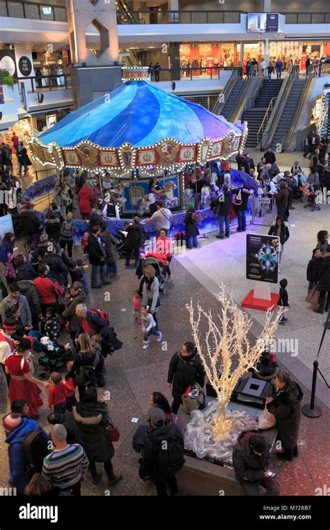 Montreal Christmas Fair Crowd