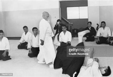 Morihei Ueshiba demonstrating Aikido