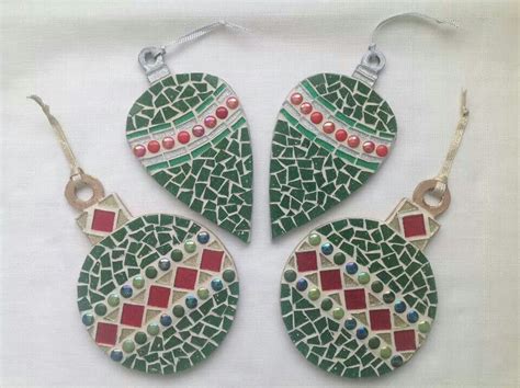 Mosaic Acrylic Ornaments