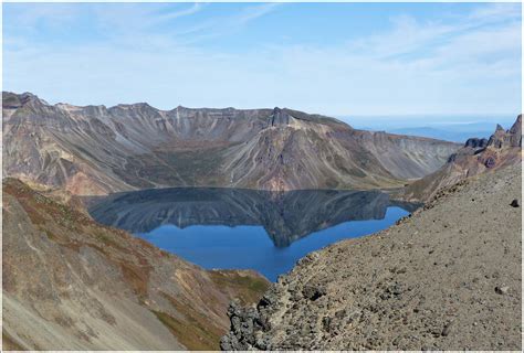 Hikers exploring the scenic trails of Mount Paektu