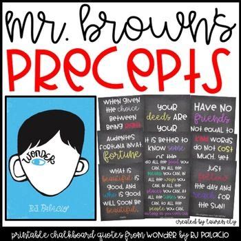 Mr. Browne's Precepts Printable