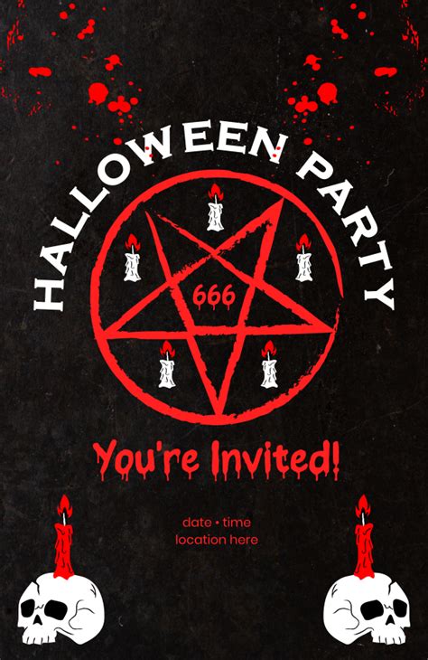 Mr. Satan Invitation Template