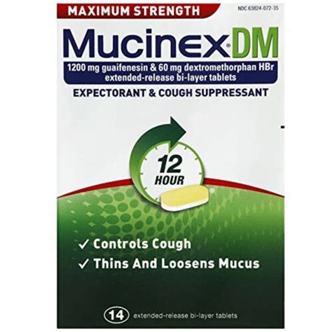 Mucinex DM Bottle