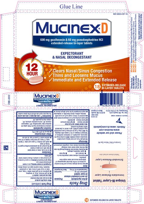 Mucinex Label