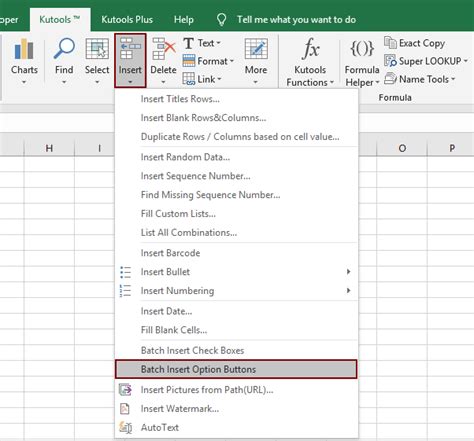 Multiple Choice Options In Excel Add-In