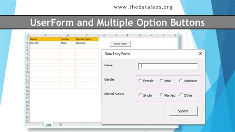 Multiple Choice Options In Excel Vba