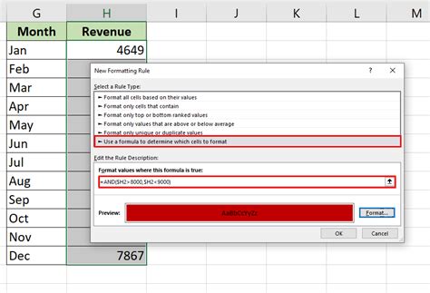 Multiple Conditions Conditional Formatting