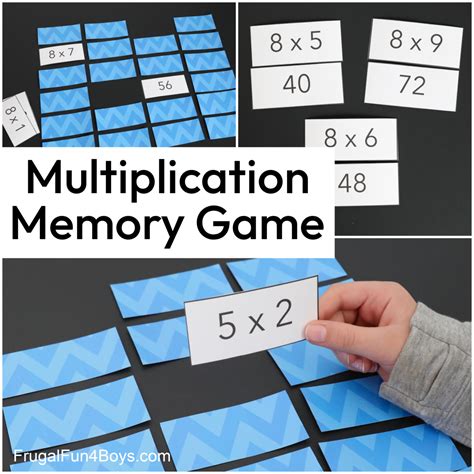 Multiplication Memory Match