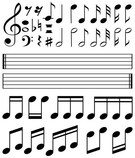 A music paper template