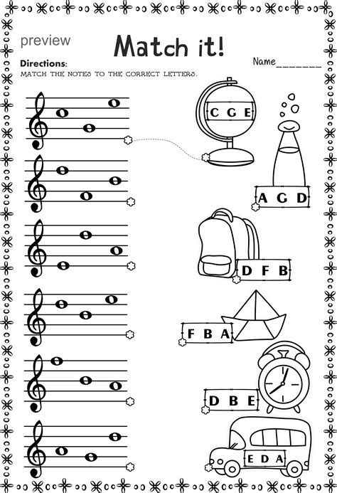 Music Theory Worksheets