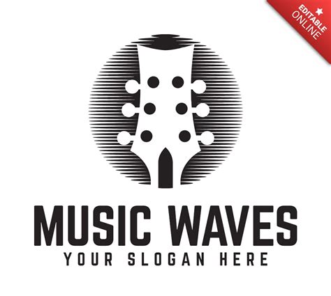 Music Wave Logo Template