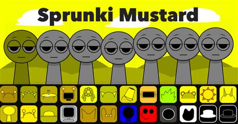 Mustard Sprunki game screenshot