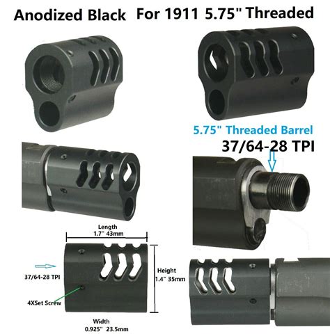 Muzzle Brake 1911 Threaded Barrel