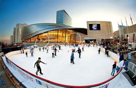 Ice Skating at the NASCAR Hall of Fame