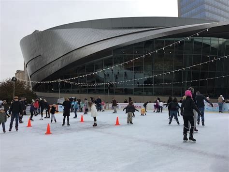 Ice Skating at the NASCAR Hall of Fame