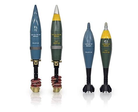 NATO 120mm Mortar Ammunition