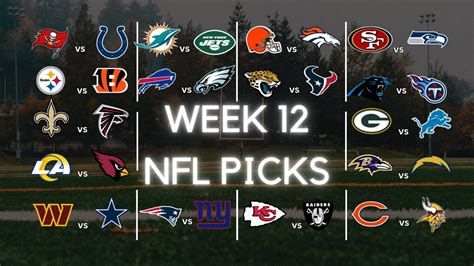 NFL Week 12 Picks