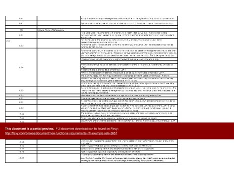 NFR requirements template example