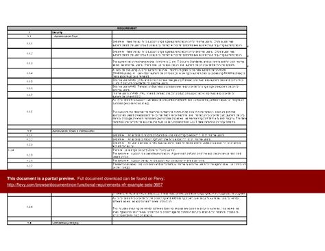 NFR test plan template example