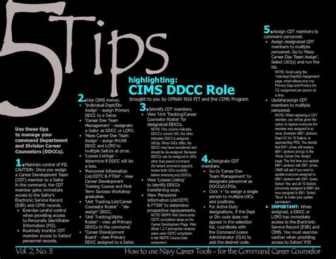 NSIPS Navigation Tips