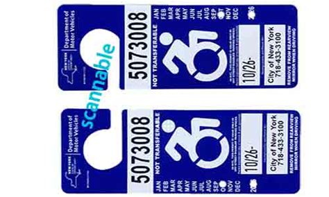 NYC Handicap Parking Permit Types