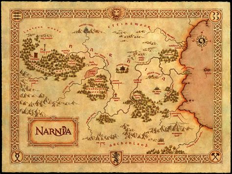 Narnia Map Printable