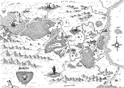 Narnia Map Printable Template 8