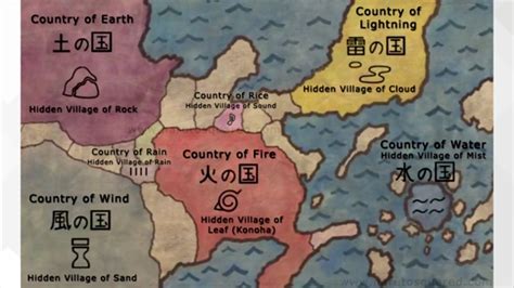 Naruto World Map