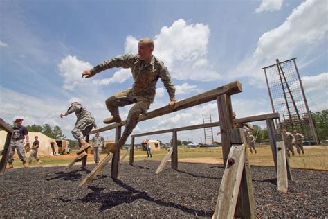 National Guard Basic Training Obstacle Course