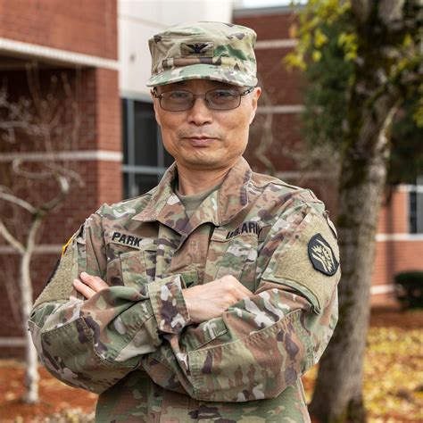 National Guard Member Wearing the Uniform