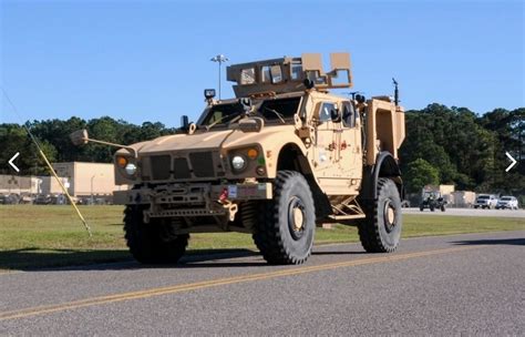 National Guard vehicles