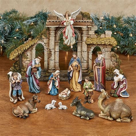 Nativity Scene with Figurines