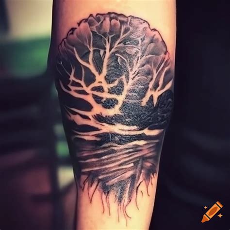 Nature-Inspired Forearm Sleeve Tattoos