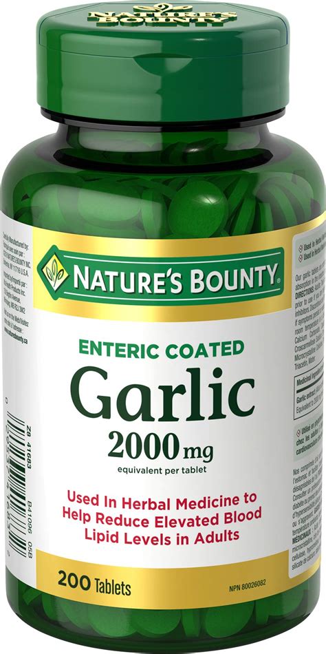 Nature's Bounty Garlic Coupon