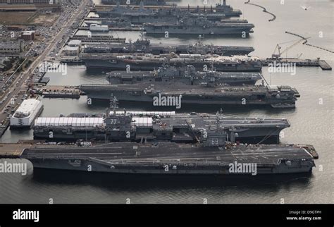 Naval Station Norfolk Aircraft Carrier