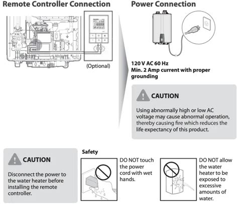 Navien Tankless Electrical Connections